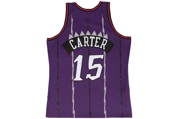 Toronto Raptors Road 1998-99 Vince Carter Swingman Jersey Purple