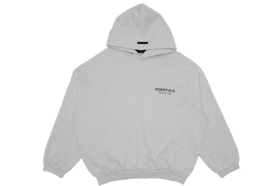 Fear of God Essentials Fleece Hoodie Light Heather Gray