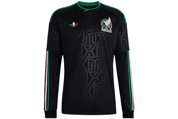 adidas Mexico 26 Third Long Sleeve Jersey Black