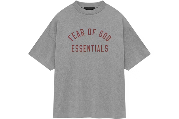Fear of God Essentials Jersey Crewneck Tee Dark Heather