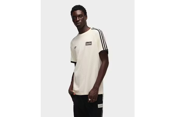 adidas x Oasis Tour 3-Stripes T-Shirt Cream White