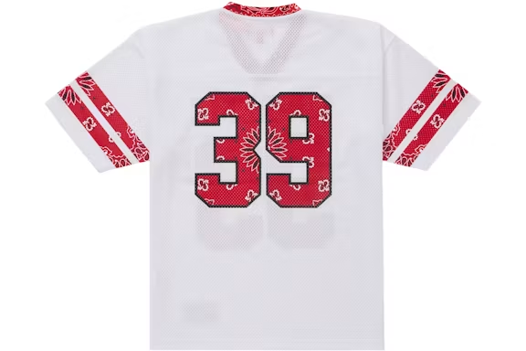 Supreme Bandana Football Jersey White