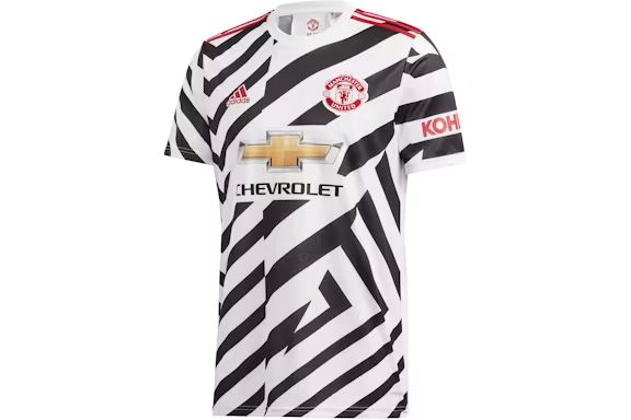 adidas Manchester United Third Shirt 2020-21 Jersey White