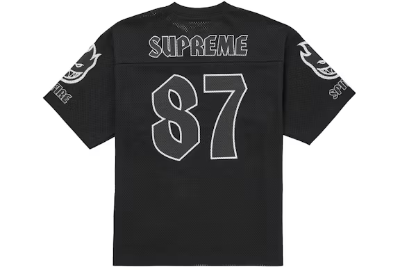 Supreme Spitfire Football Jersey Black
