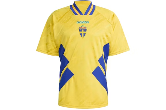 adidas Sweden Home 1994 Jersey Yellow