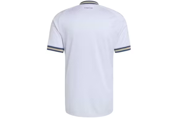 adidas Italy 26 Away Authentic Jersey Aeroblue