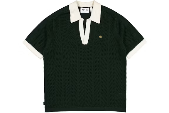 adidas x CLOT Knit Polo Green Night
