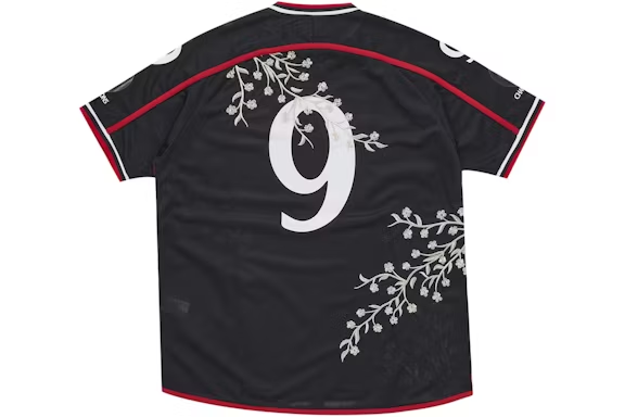 Supreme Floral Soccer Jersey Black