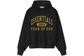 Fear of God Essentials Classic Fleece Hoodie Vintage Black