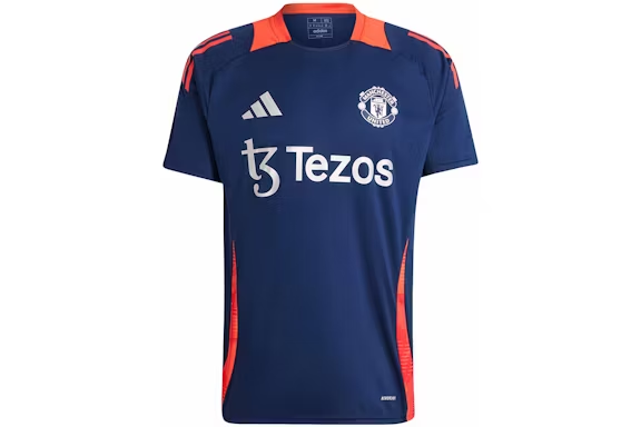 adidas Manchester United Tiro 24 Training Jersey Night Indigo/Bright Red