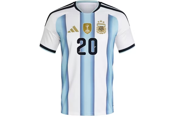 adidas Argentina 2026 Home Jersey White Icey Blue