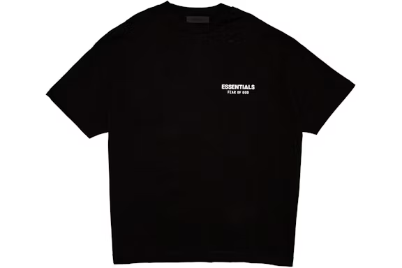 Fear of God Essentials Jersey Crewneck T-Shirt Black
