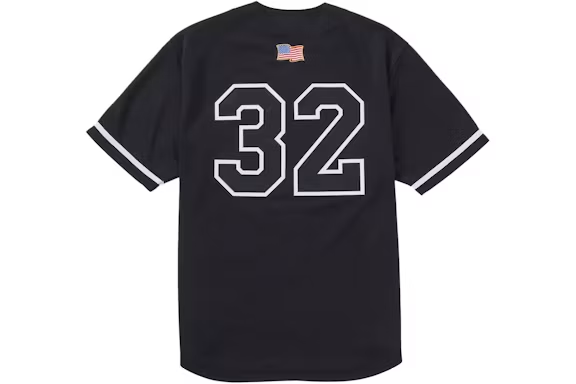 Supreme Swords Baseball Jersey Black