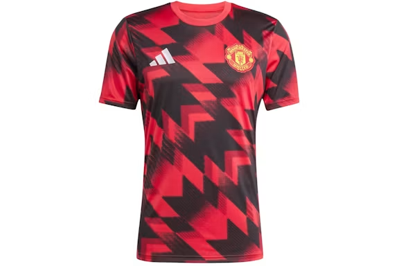adidas 25/26 Pre-Match Jersey Manchester United Mufc Red