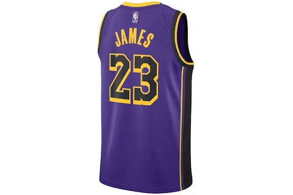 Nike NBA Los Angeles Lakers Statement Edition LeBron James Jersey Field Purple