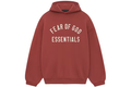 Fear of God Essentials Fleece Hoodie Crimson