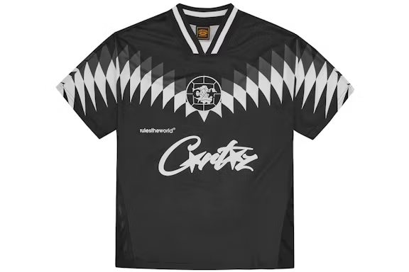 Corteiz Club RTW Football Jersey Black