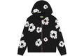 Denim Tears Cotton Wreath Zip Hoodie Black