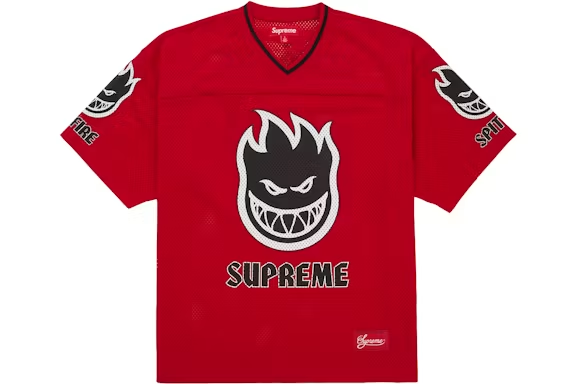 Supreme Spitfire Football Jersey Red