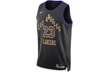 Nike NBA Los Angeles Lakers Lebron James City Edition 2023-2024 Swingman Jersey Black