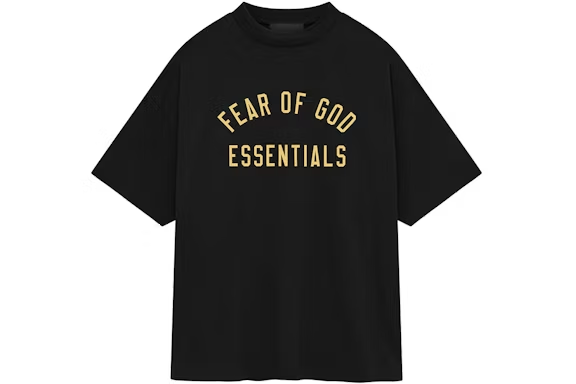 Fear of God Essentials Jersey Crewneck Tee Black