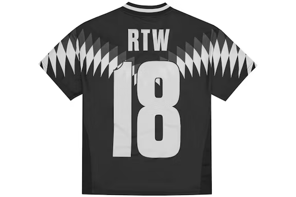 Corteiz Club RTW Football Jersey Black