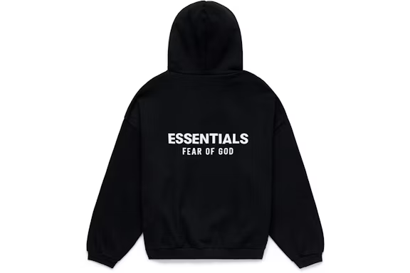Fear of God Essentials Fleece Hoodie Black