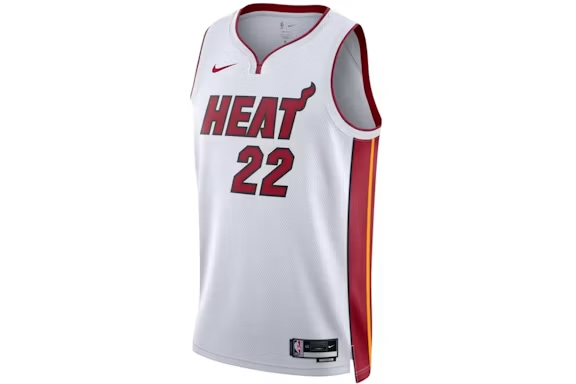 Nike NBA Miami Heat Jimmy Butler Association Edition Swingman Jersey White/Dark Red