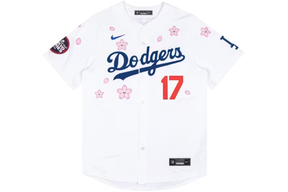 Nike x Takashi Murakami x MLB World Tour Tokyo Series 2025 Dodgers Ohtani Jersey White