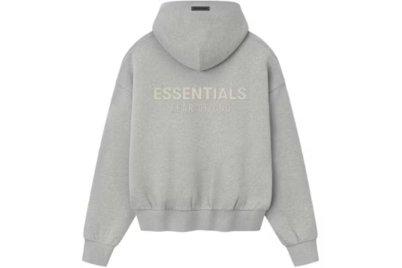 Fear of God Essentials Classic Fleece Hoodie Concrete Heather