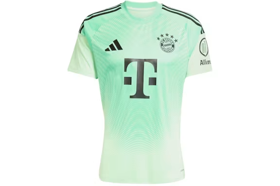 adidas FC Bayern 25/26 Goalkeeper Jersey Glory Mint