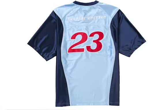Supreme Jordan Warm Up Jersey Light Blue