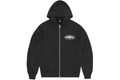 Corteiz Island Puff Print Zip Hoodie Black
