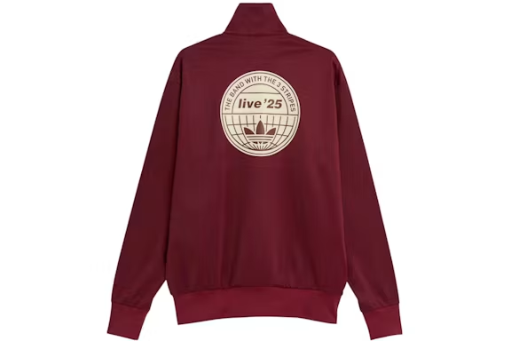 adidas x Oasis Tour Firebird Track Top Noble Maroon