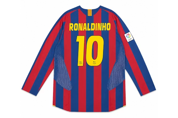 Nike FC Barcelona Re-Issue 2005/06 Ronaldinho #10 Home Jersey Multicolor
