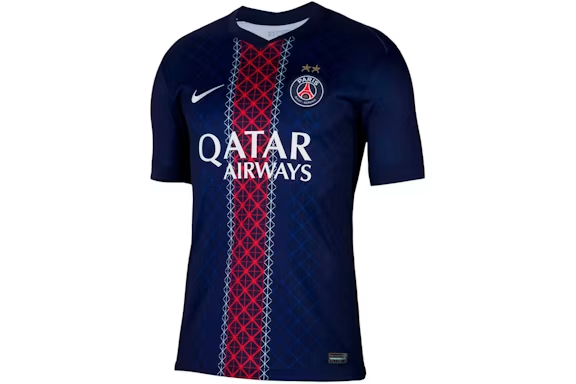 Nike PSG 2025/26 Home Stadium Jersey (Champions of Europe 2026 Print) Navy