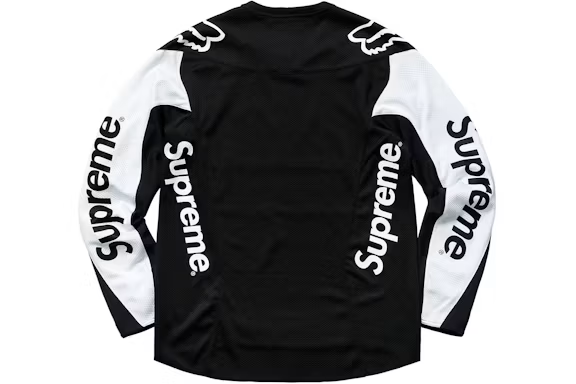 Supreme Fox Racing Moto Jersey Top Black
