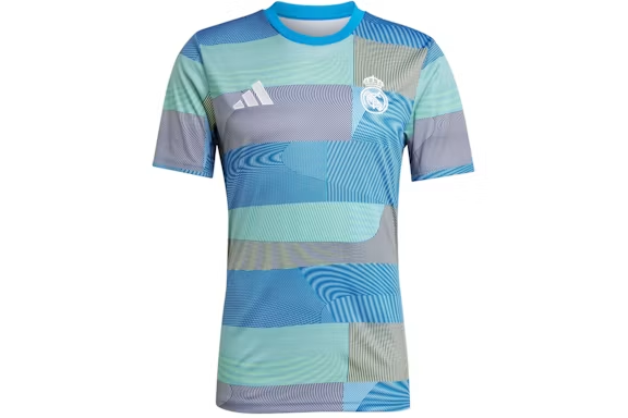 adidas Real Madrid 25/26 Pre-Match Jersey Blue Bird