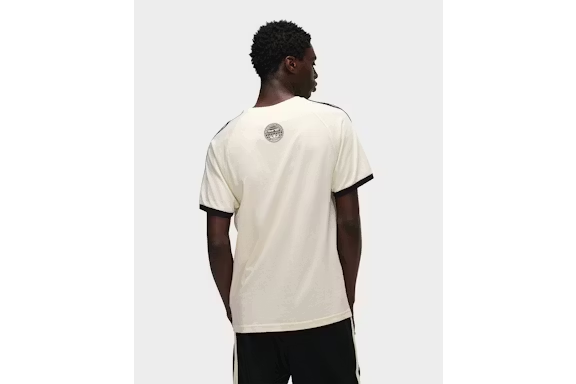 adidas x Oasis Tour 3-Stripes T-Shirt Cream White