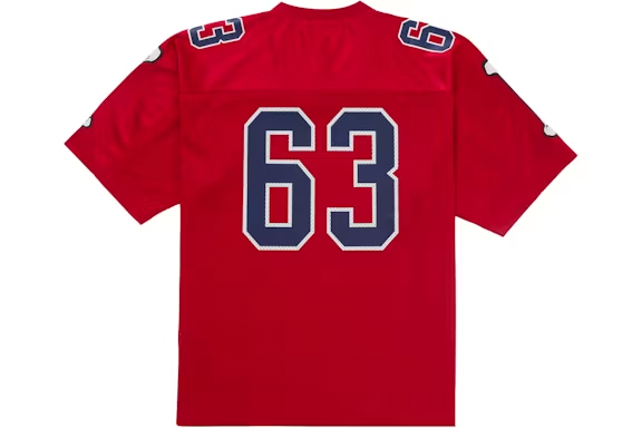 Supreme Bones Football Jersey Red