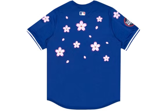 Nike x Takashi Murakami x MLB World Tour Tokyo Series 2025 Dodgers Tokyo Away Jersey Blue