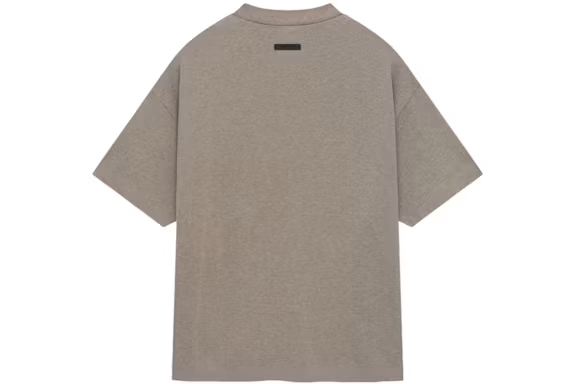Fear of God Essentials Jersey Crewneck Tee Heather Gray