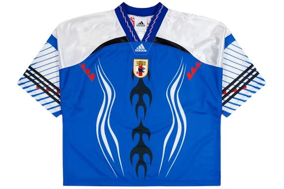 adidas Bringbacks Remixed Japan Jersey Power Blue/White