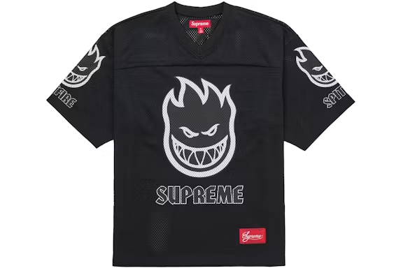 Supreme Spitfire Football Jersey Black