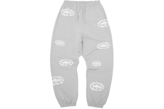 Corteiz x Denim Tears Island Wreath Sweatpant Heather Grey