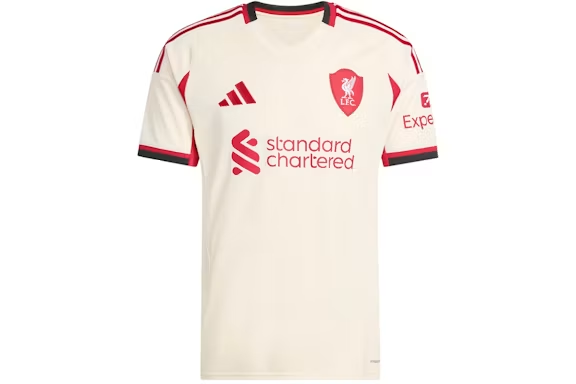 adidas Liverpool FC 25/26 Away Jersey Wonder White