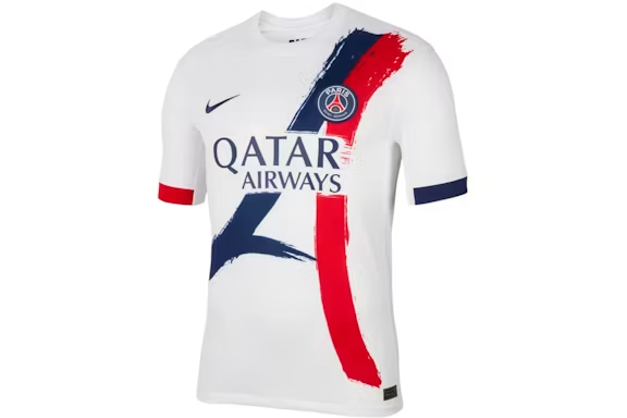 Nike x Paris Saint Germain Stadium Away 2024/25 Jersey White/Midnight Navy/University Red/Midnight Navy