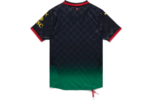 OFF-WHITE x Puma AC Milan Authentic Jersey Black/Power Green