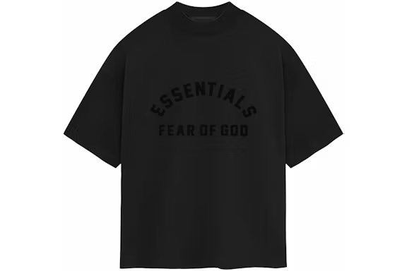 Fear of God Essentials Heavy Jersey Crewneck Tee Jet Black