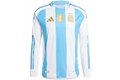adidas Argentina 24 Long Sleeve Home Authentic Jersey White/Blue Burst